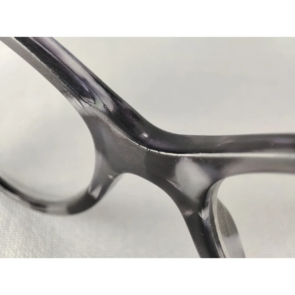 Jimmy Crystal New‎ York JCR468 Purple Marble Cat Eye Eyeglass Frames Swarovski